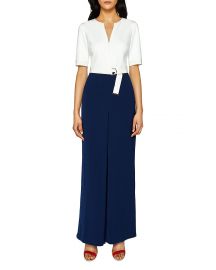 Ted Baker Aleeix Color-Block Jumpsuit  at Bloomingdales